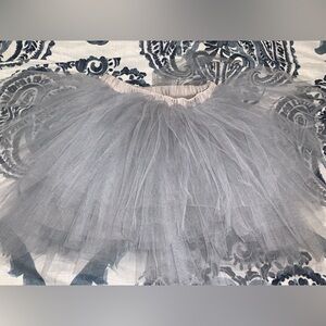 Kids Gray Tutu Skirt